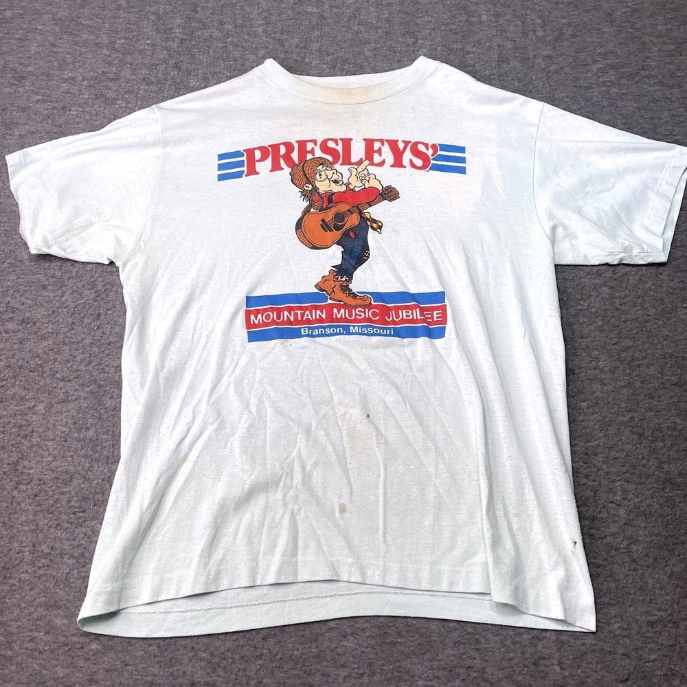 Presleys' Mountain Music Shirt Jubilee Branson Mens 2XL Vintage Graphic Music